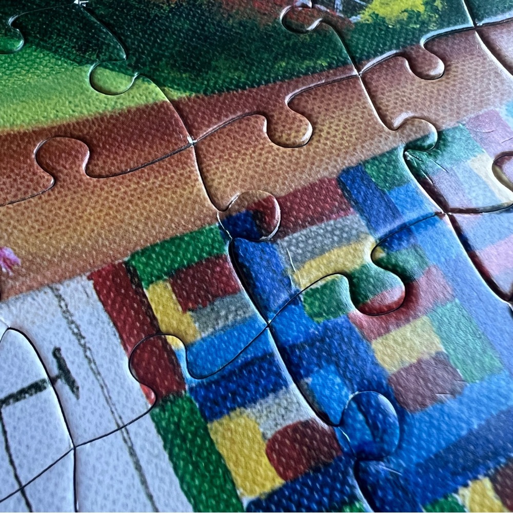 “Sunrise Colorful Country Quilt” Cheryl Bartley Americana 300 Piece Puzzle - Picture 9 of 15